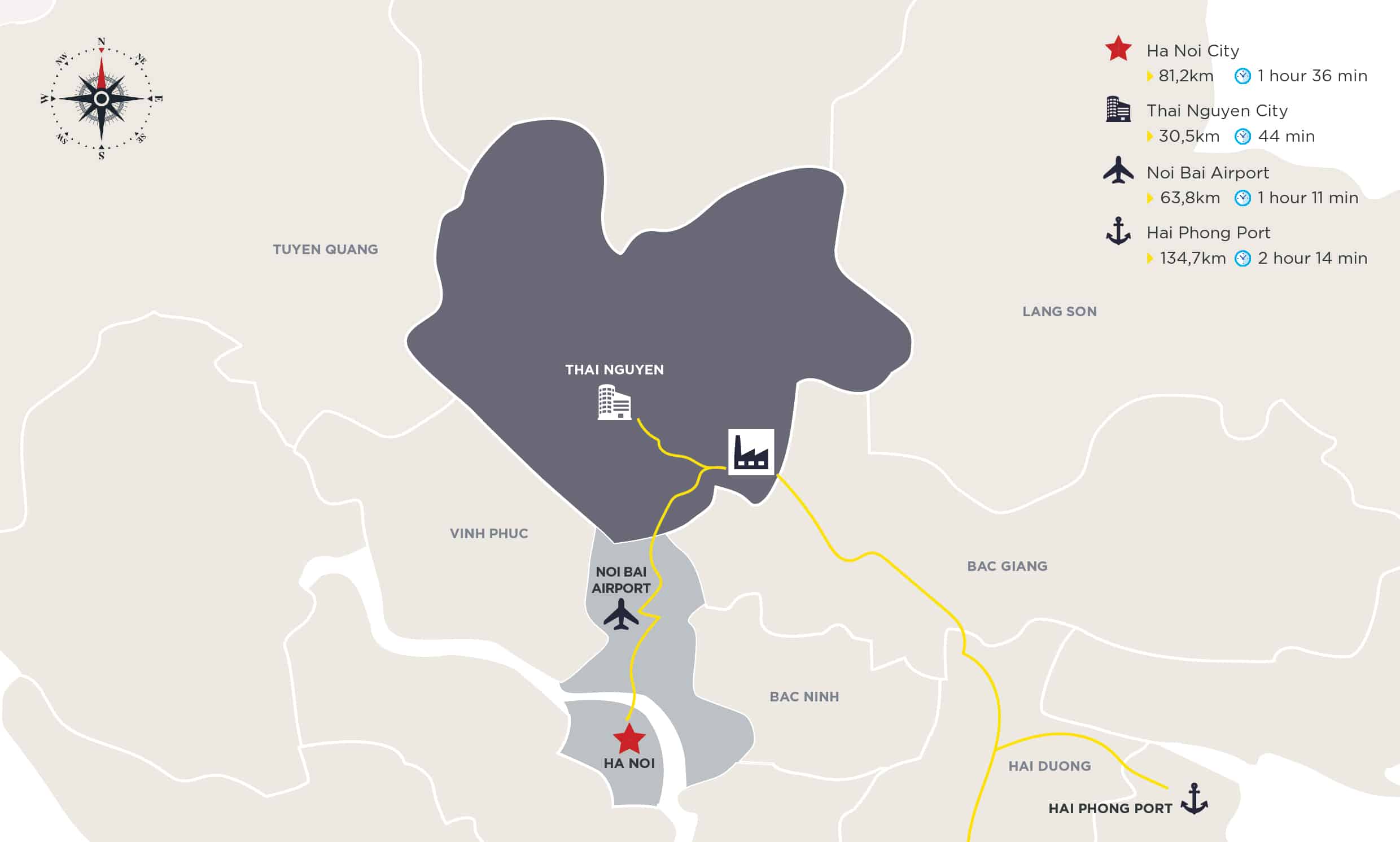 STN-L118 Industrial Land for Lease in Thai Nguyen