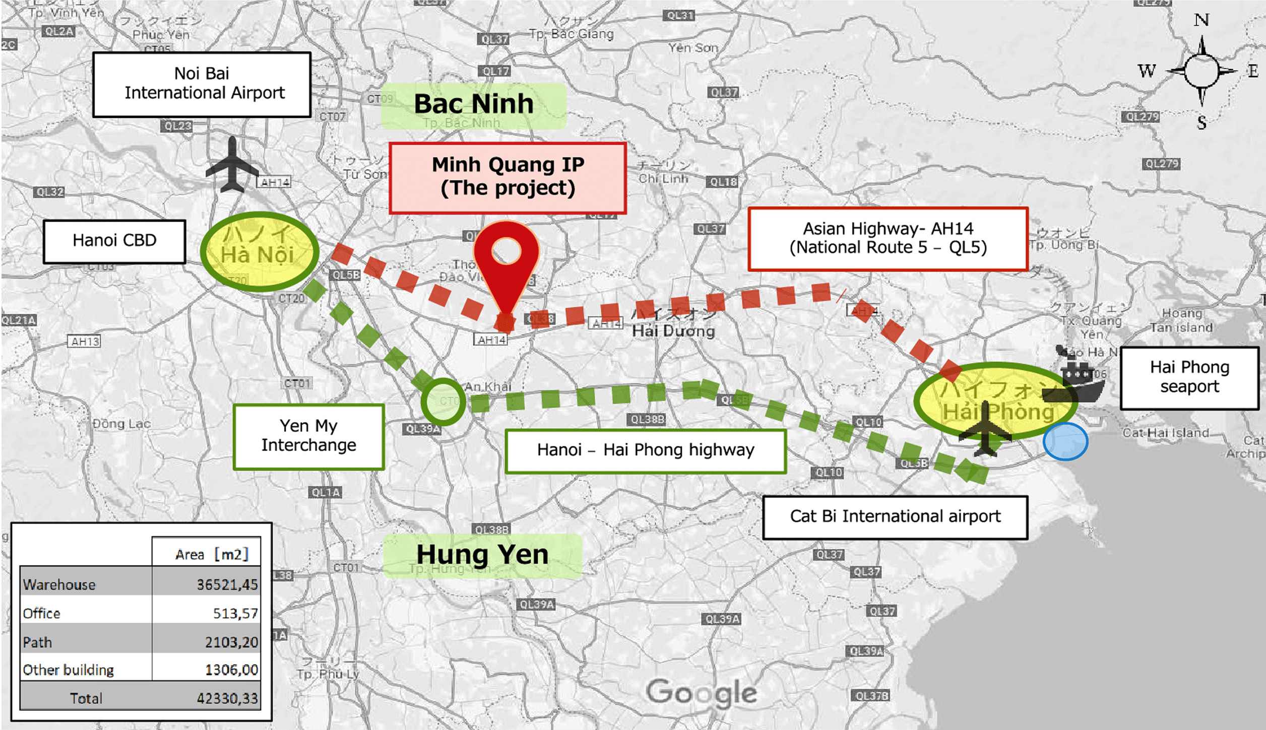 SHY-FW67 Ready-Built Warehouses & Factories for Lease in Hung Yen