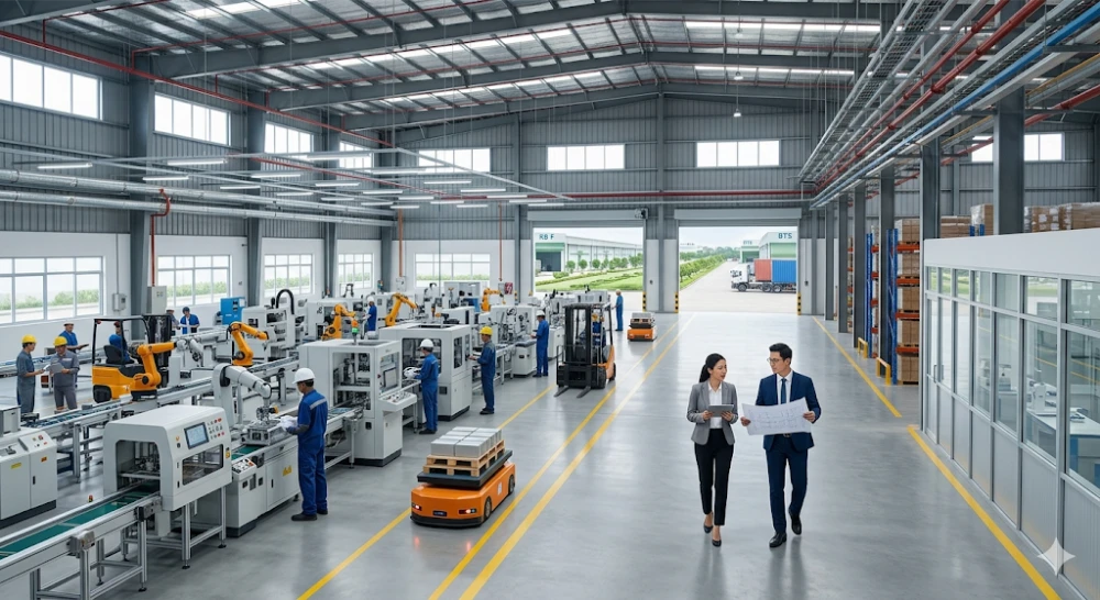 Hướng dẫn toàn diện cho thuê nhà xưởng tại Việt Nam: Các loại hình, Chi phí, Khu vực và Quy trình thuê